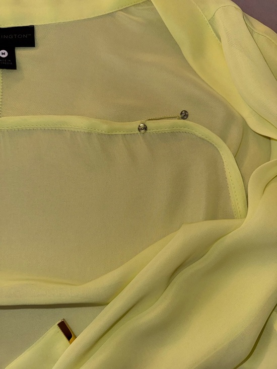 Worthington 2 pc Set Tie-Neck Blouse and Camisole - Picture 9 of 13